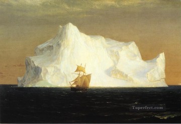 氷山の風景 ハドソン川のフレデリック・エドウィン教会 Oil Paintings